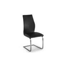 Arcalia chair with brushed steel base