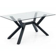 Mikado Glass Top Rectangular Table By Connubia