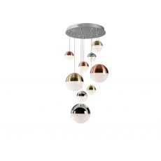 Globe 9 Lamp Dimmable Ceiling Light