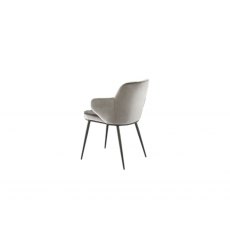 Foyer CS1898-MTO Metal Leg Dining Chair With Arms By Calligaris