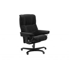 Stressless Quick Delivery Mayfair Office Medium Chair in Paloma Black