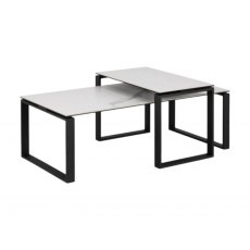 Oblo Coffee Table White Ceramic