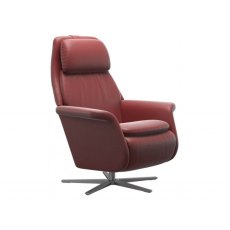 Stressless Sam with Upholstered Arms and Sirius Base