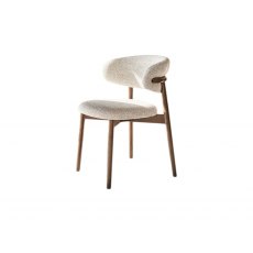 Oleandro Dining Chair with wooden legs