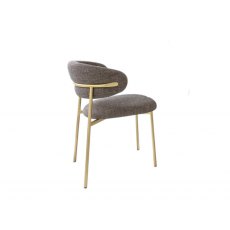 Oleandro Dining Chair With Metal Legs