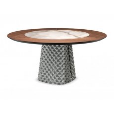 Atrium Round Ker-Wood Table By Cattelan Italia