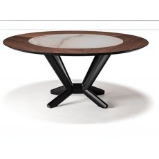 Planer Round Ker-Wood Table By Cattelan Italia