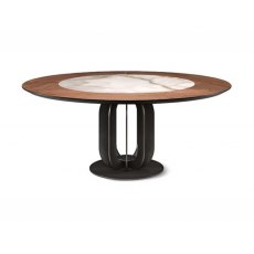 Soho Ker-Wood Round Table By Cattelan Italia