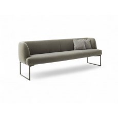 Opal With Square Tube Legs Bench By Venjakob Opal With Square Tube Legs Bench By Venjakob