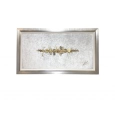 Velveteen Wall Art White