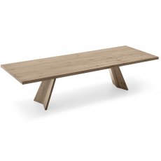 Icaro Fixed Rectangular Wooden Top Table By Calligaris