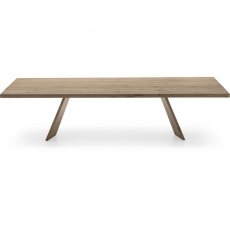 Icaro Fixed Rectangular Wooden Top Table By Calligaris