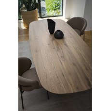 Twins CS4153-FSW 200/250 Shaped Wooden Top Table