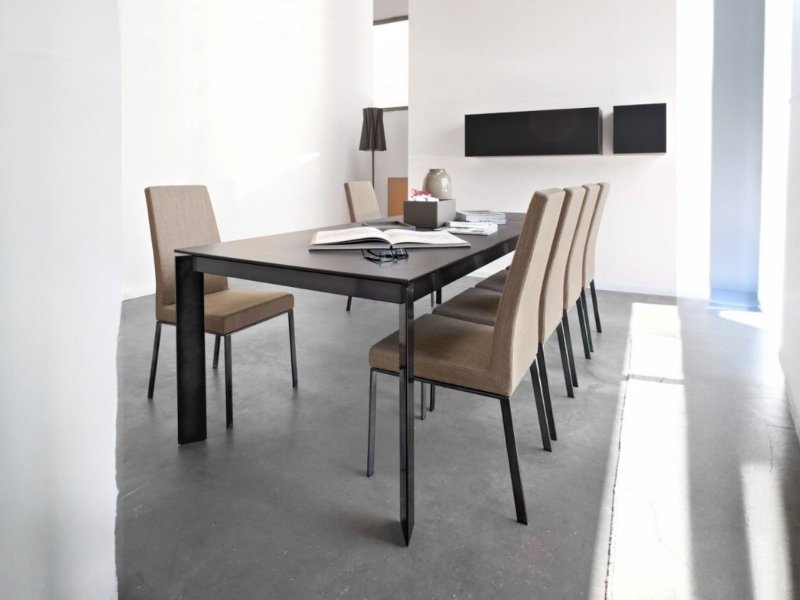 Connubia Baron Extending table 130x85cms with a Ceramic top by Connubia