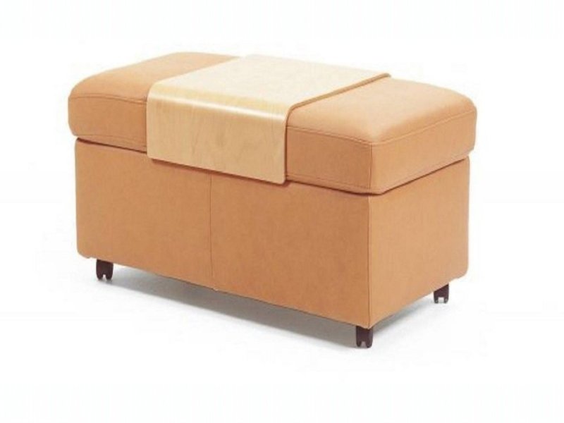 Stressless Stressless Double Ottoman With Table