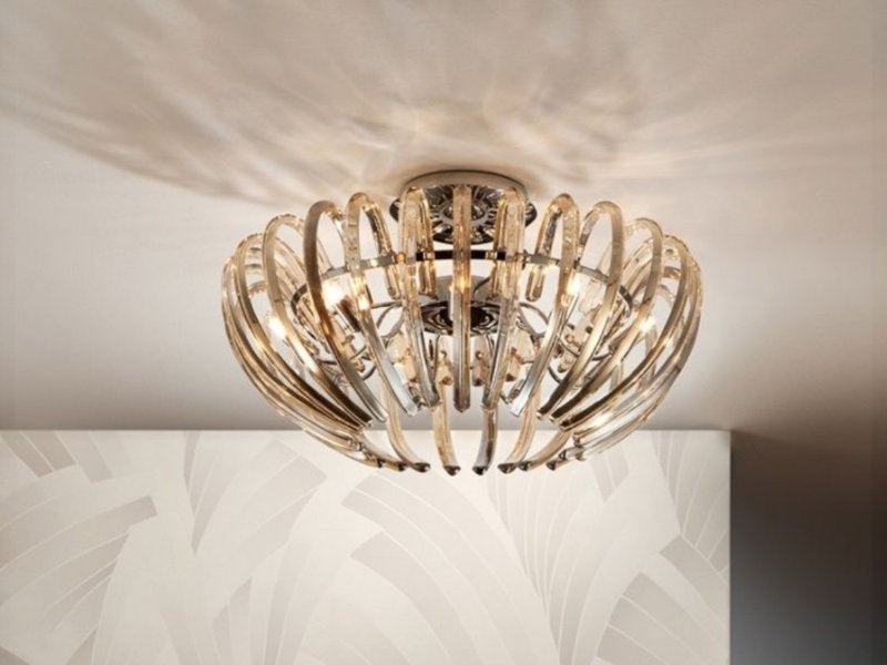 Beadle Crome Interiors Temple Champagne Ceiling Light