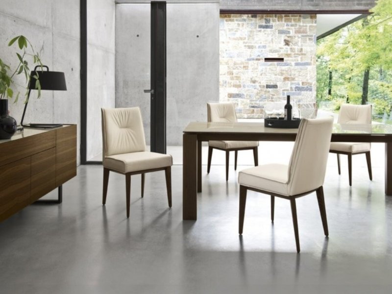 Calligaris Romy Chair With Wooden Legs By Calligaris