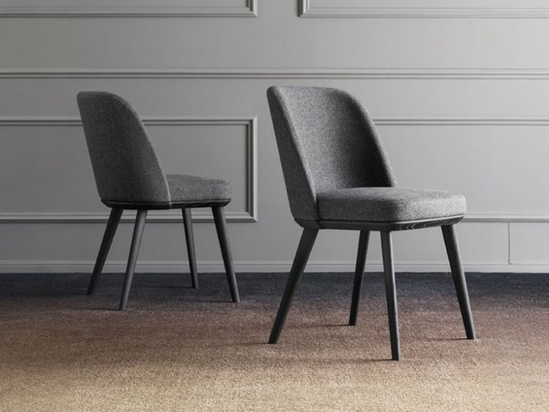 Calligaris Foyer CS1888-MTO Wooden Leg Dining Chair By Calligaris