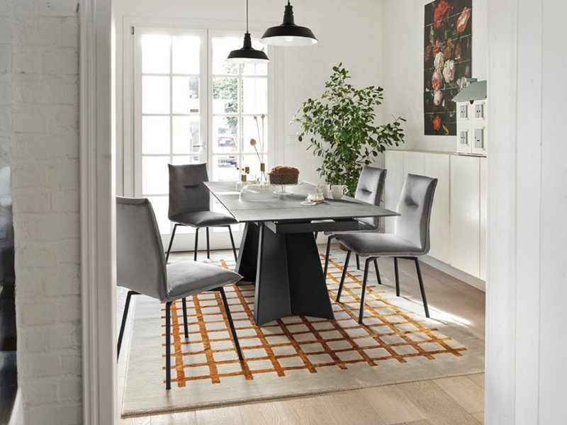 Connubia Wings Ceramic Dining Table by Connubia