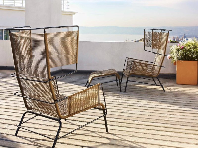 Ligne Roset Fifty Tabac Outdoor/Indoor Chair