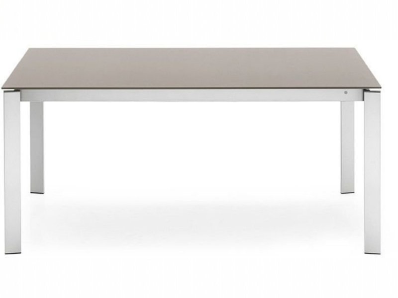 Connubia Eminence 130cm Extending Glass Top Table by connubia