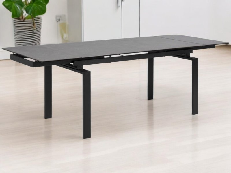 Beadle Crome Interiors Special Offers Metro Extending Dining Table Black