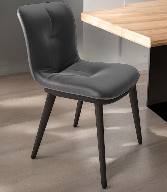 Calligaris Annie Extra Soft Padding Wooden Leg Made To Order Chair By Calligaris