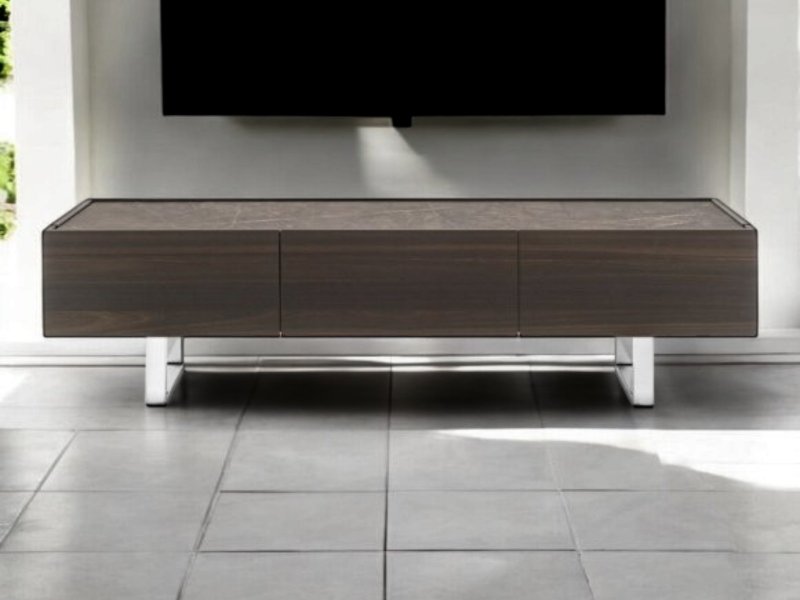 Calligaris Horizon TV Stand With Sled Legs Made To Order By Calligaris