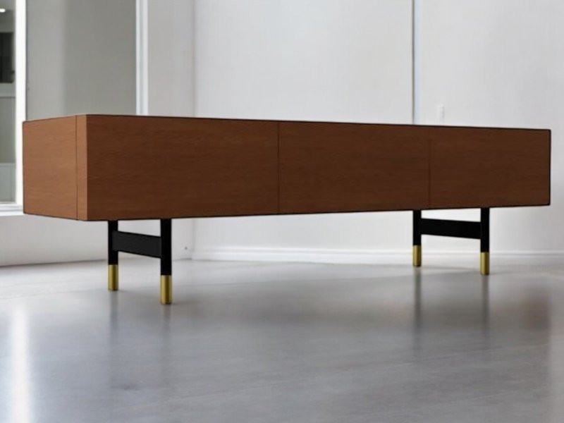 Calligaris Horizon TV Stand with High Legs Made To Order By Calligaris