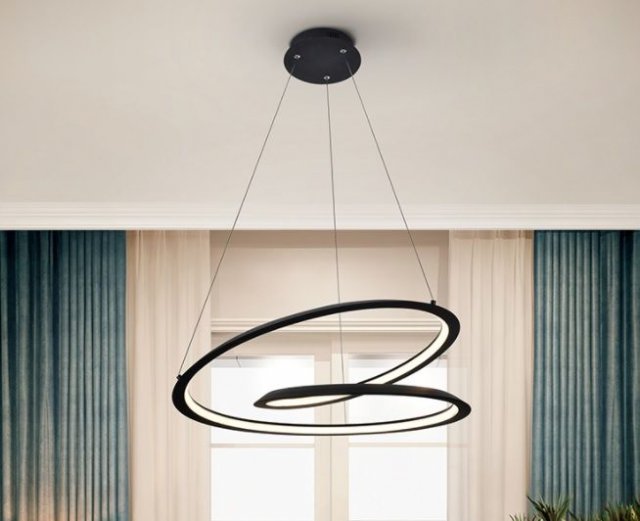 Beadle Crome Interiors Twist Ceiling Light