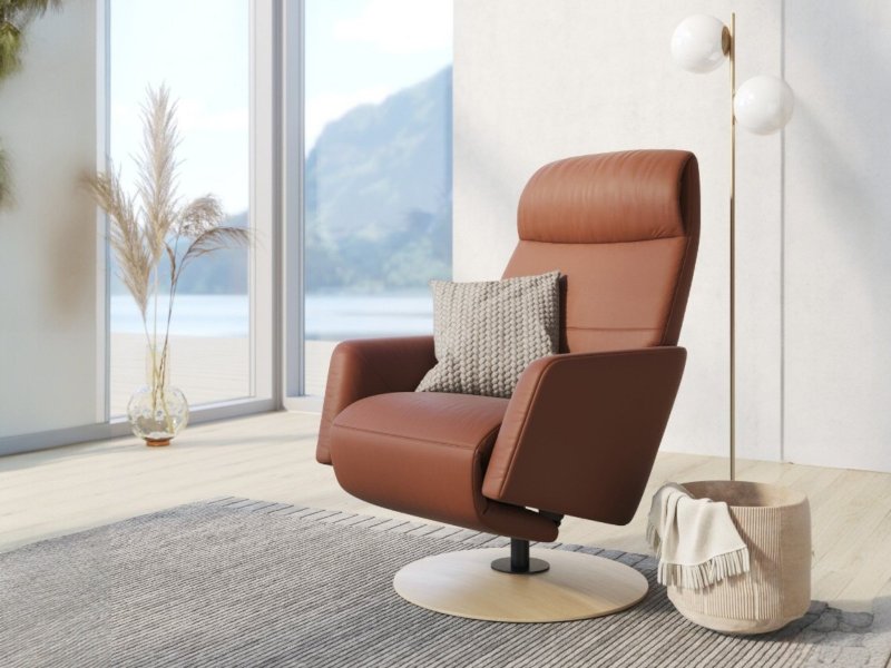 Stressless Stressless Scott Power Reclining Chair With Disc Base