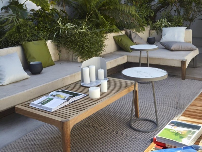 Ligne Roset Circles Outdoor Pedestal Table