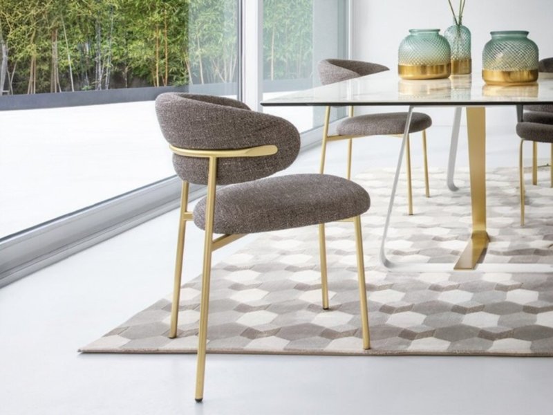 Calligaris Oleandro Dining Chair With Metal Legs