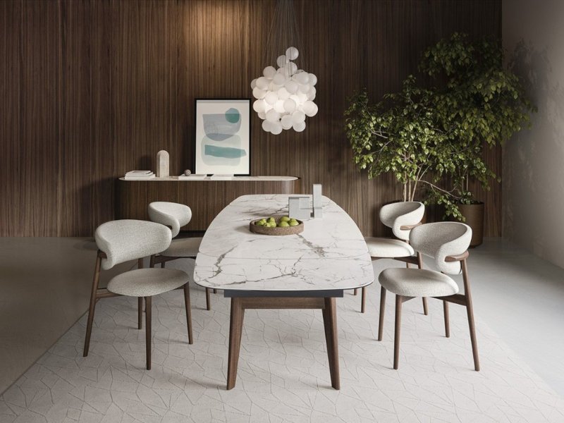 Calligaris Abrey Extendible Ellipical Top By Calligaris