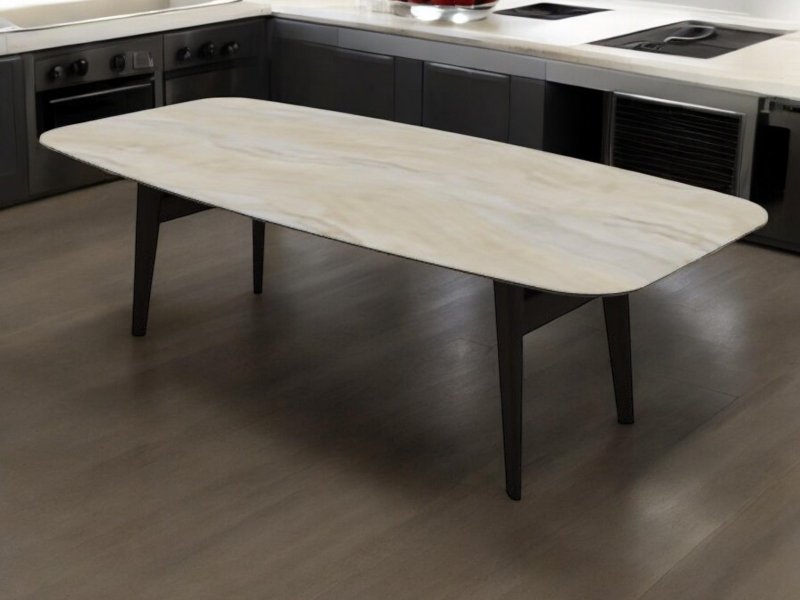 Calligaris Abrey Ceramic Elliptical MTO Top Table By Calligaris