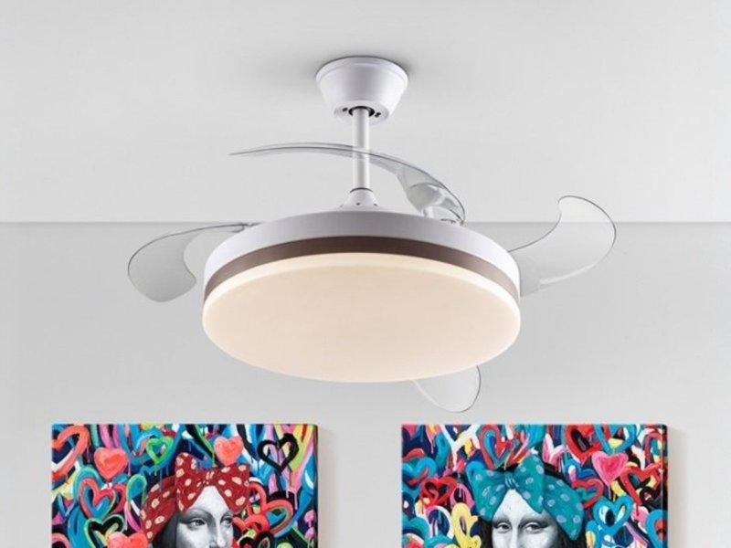 Beadle Crome Interiors Viktor Ceiling Fan Light