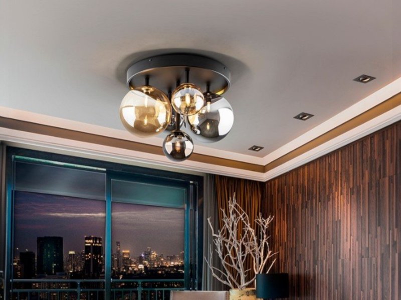 Beadle Crome Interiors Aleister Flush Ceiling Light