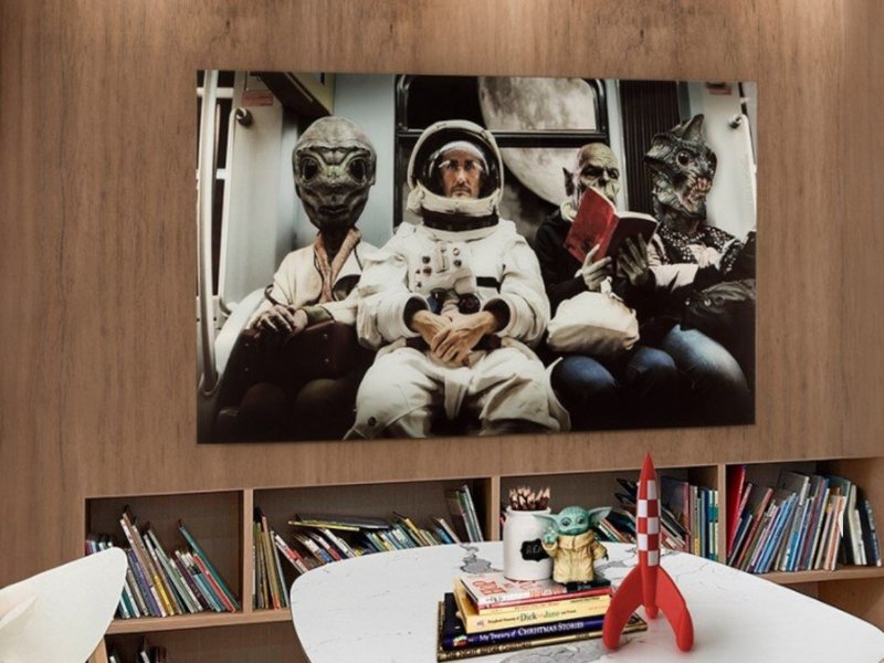 Beadle Crome Interiors Spaceman Wall Art