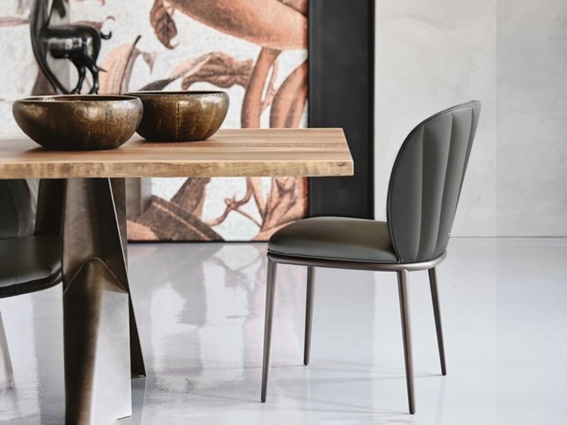 Cattelan Italia Chrishell Chair With Metal Legs By Cattelan Italia