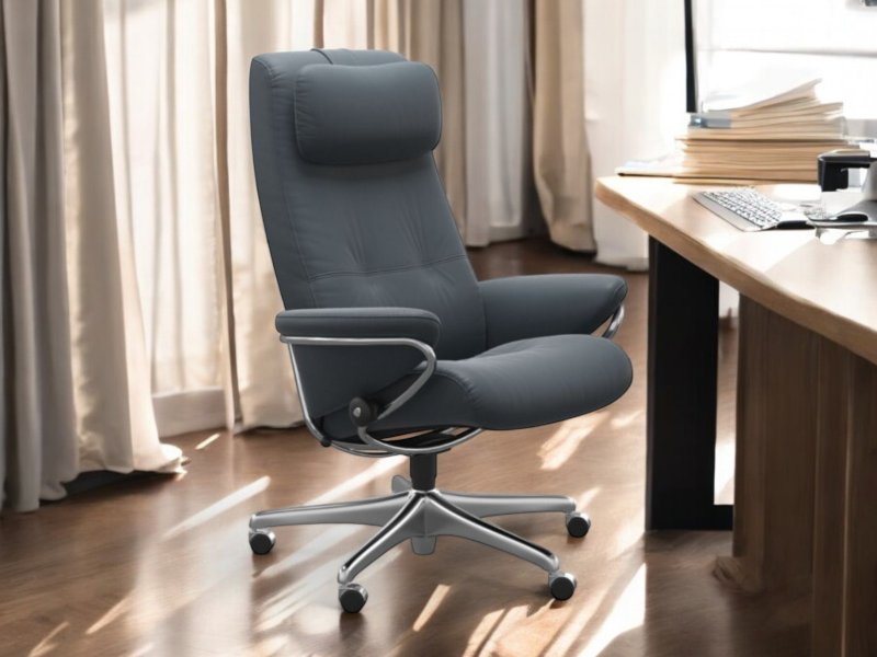 Stressless Stressless Berlin Home Office Chair With A High Back