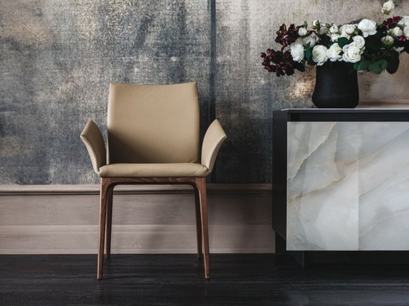 Cattelan Italia Arcadia Chair With Arms By Cattelan Italia