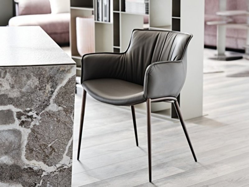 Cattelan Italia Rhonda Chair With Metal Legs By Cattelan Italia