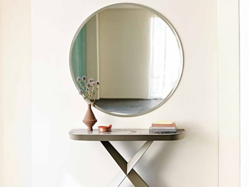 Cattelan Italia Hawaii Round Mirror By Cattelan Italia