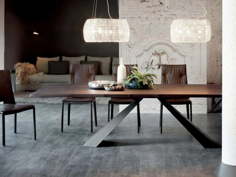 Cattelan Italia Eliot Wood Fixed Table By Cattelan Italia