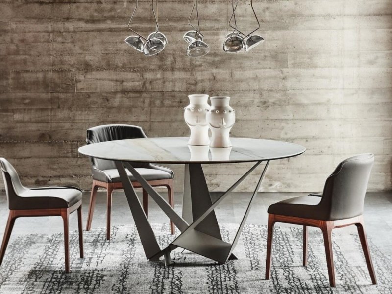 Cattelan Italia Skorpio Keramik Round Table By Cattelan Italia