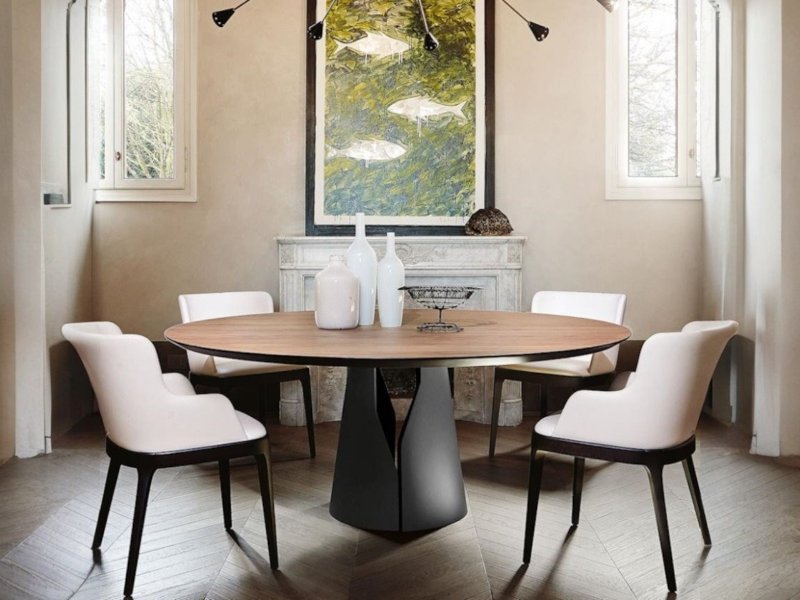 Cattelan Italia Giano Round or Oval Table By Cattelan Italia