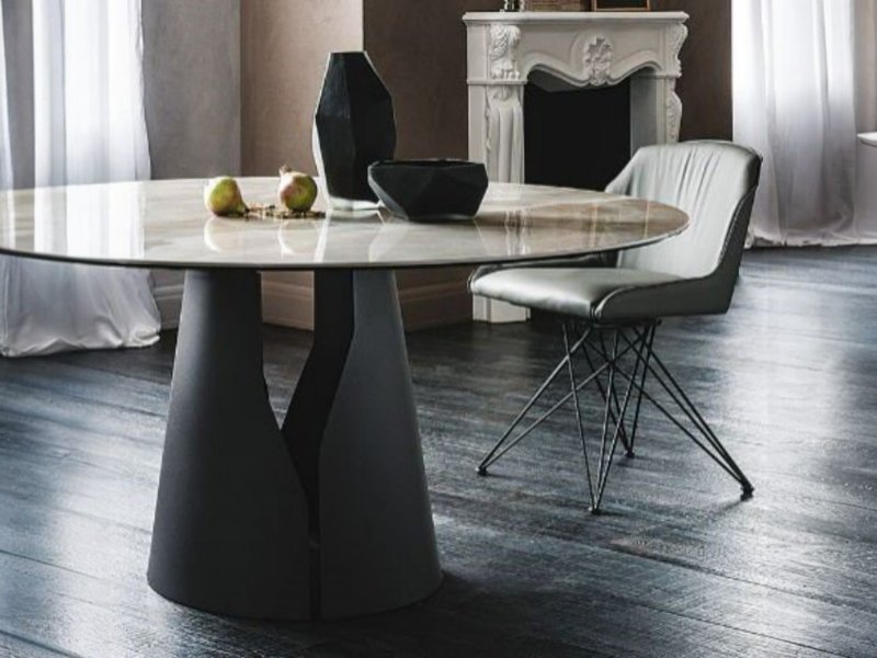 Cattelan Italia Giano Keramik Premium Round Table By Cattelan Italia