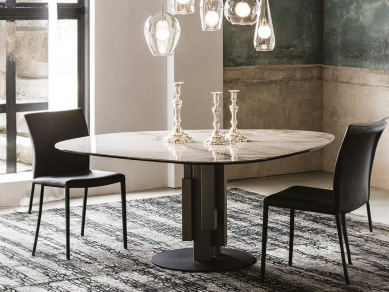 Cattelan Italia Skyline Keramik Round Table By Cattelan Italia