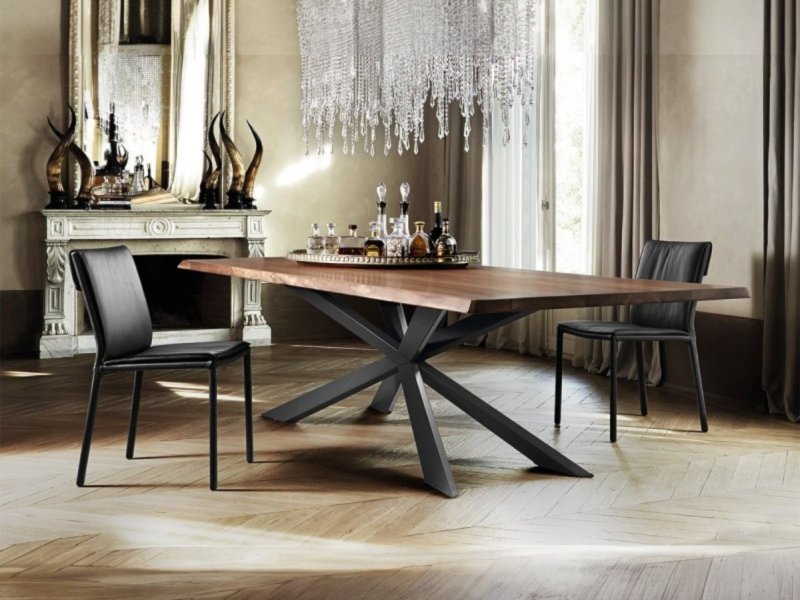 Cattelan Italia Spyder Wood Table By Cattelan Italia