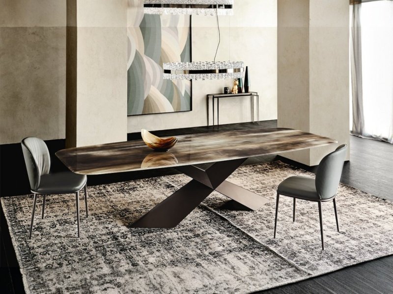 Cattelan Italia Tyron Crystalart Table By Cattelan Italia